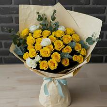 Букет цветов из:  Розы в Советском Руно