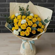 Букет цветов из:  Розы в Советском Руно