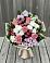 Букет цветов из: Альстромерии, Гвоздики, Розы и Хризантемы в Советском Руно
