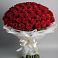 Букет 101 Красная роза Блэк Мэджик в Советском Руно