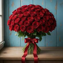 Букет Красные розы Блэк Меджик в Советском Руно