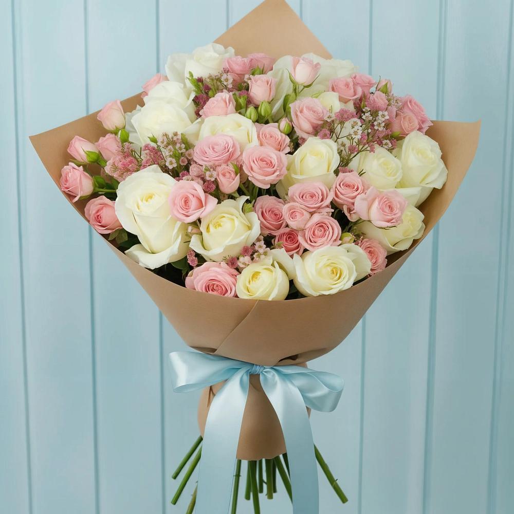 Букет цветов из: Розы в Советском Руно