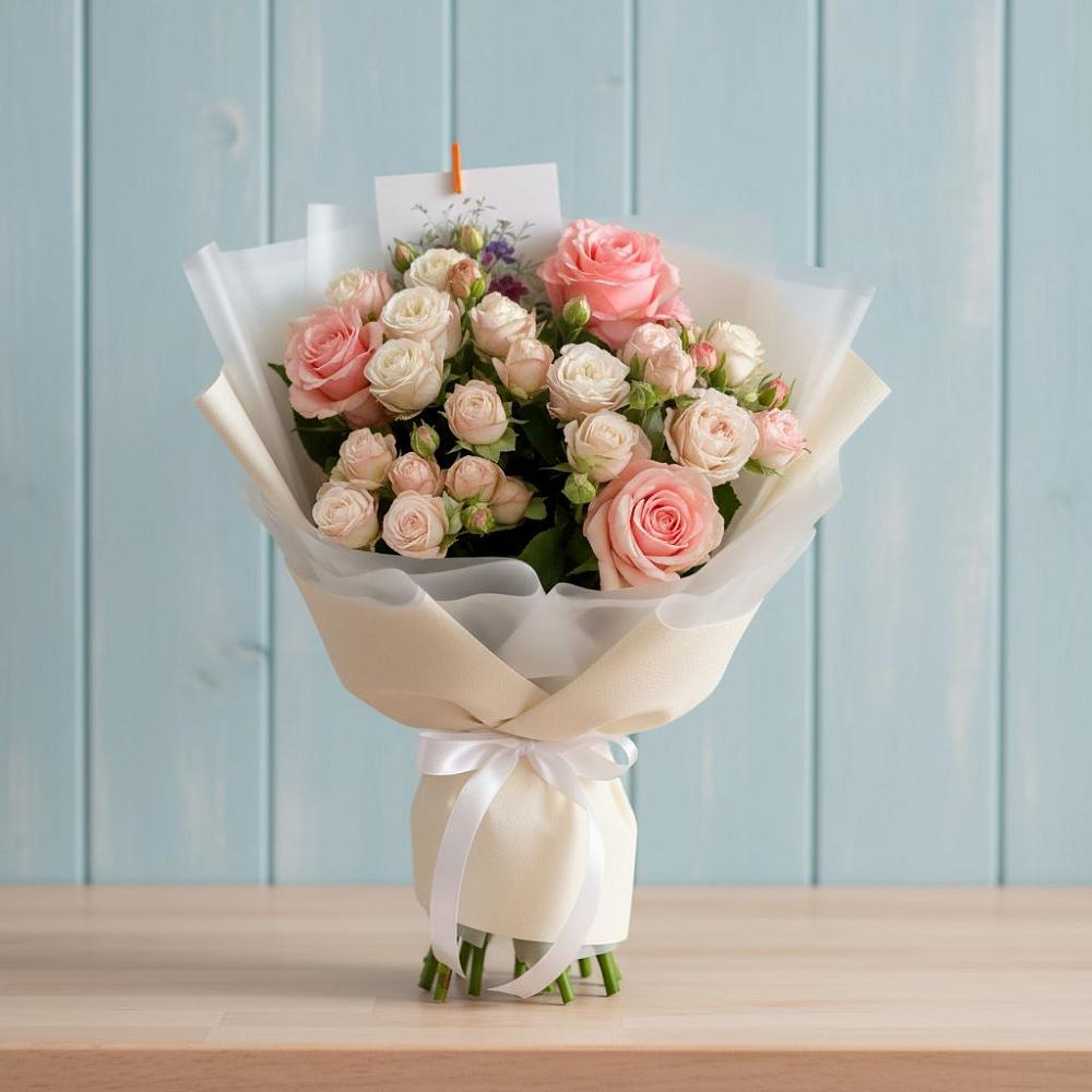 Букет цветов из: Розы в Советском Руно