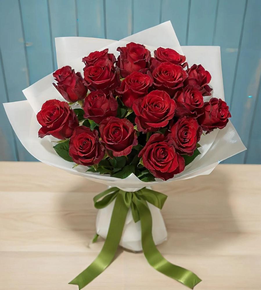 Букет Красные розы в Советском Руно