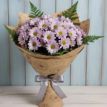 Букет цветов из:  Хризантемы в Советском Руно