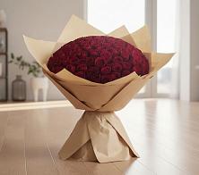 Букет 101 Красная роза в Советском Руно