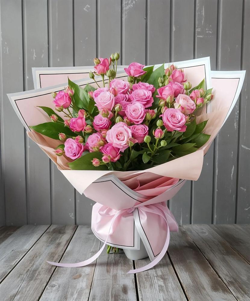 Букет Розовый кустик в Советском Руно