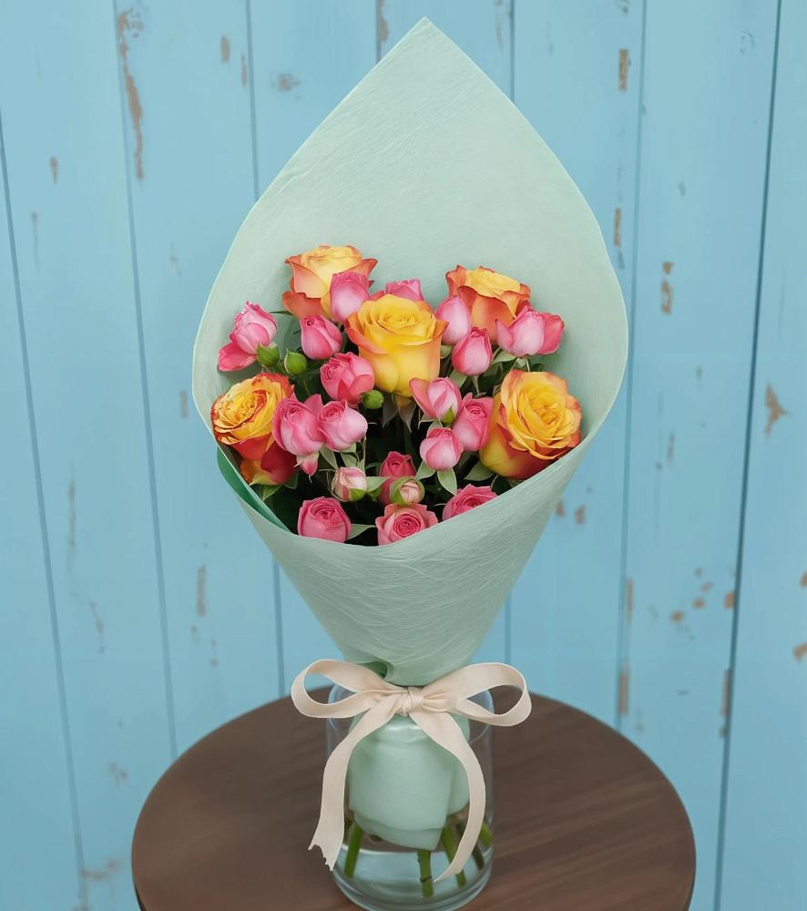 Букет цветов из: Розы в Советском Руно