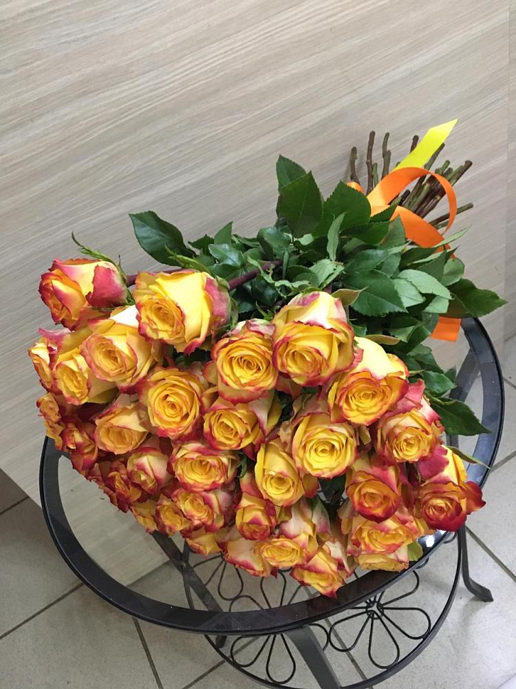 Букет Желтые розы в Советском Руно