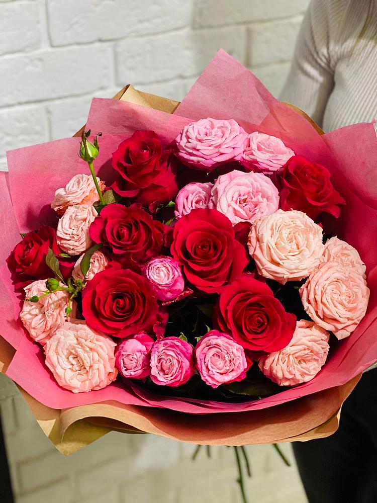 Букет цветов из: Розы в Советском Руно