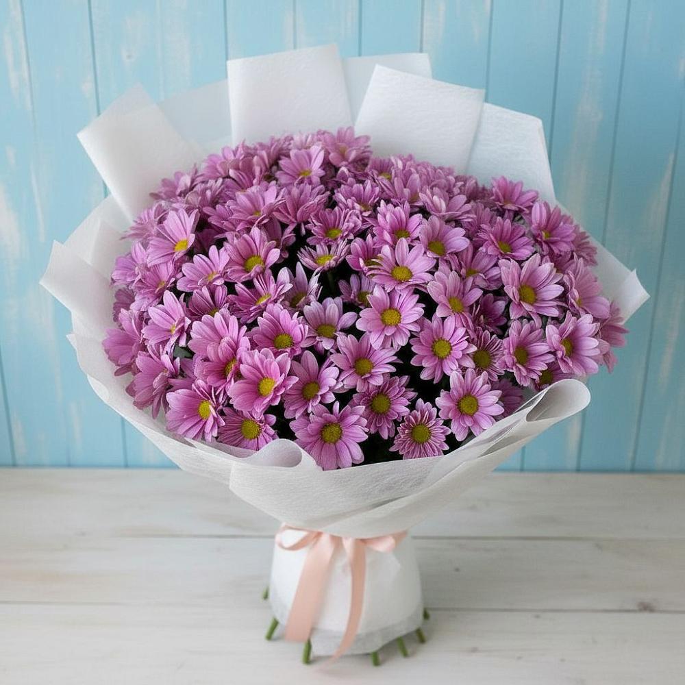 Букет цветов из: Хризантемы в Советском Руно