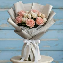 Букет цветов из:  Розы #REPLACE_PRED# Советском Руно