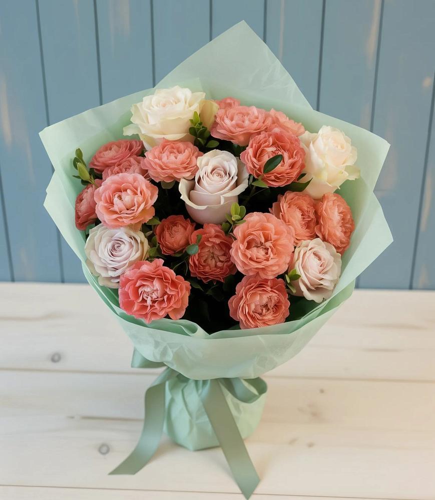 Букет цветов из: Розы в Советском Руно