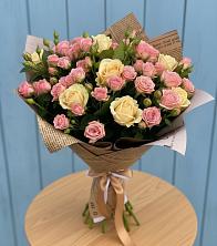 Букет цветов из:  Розы в Советском Руно