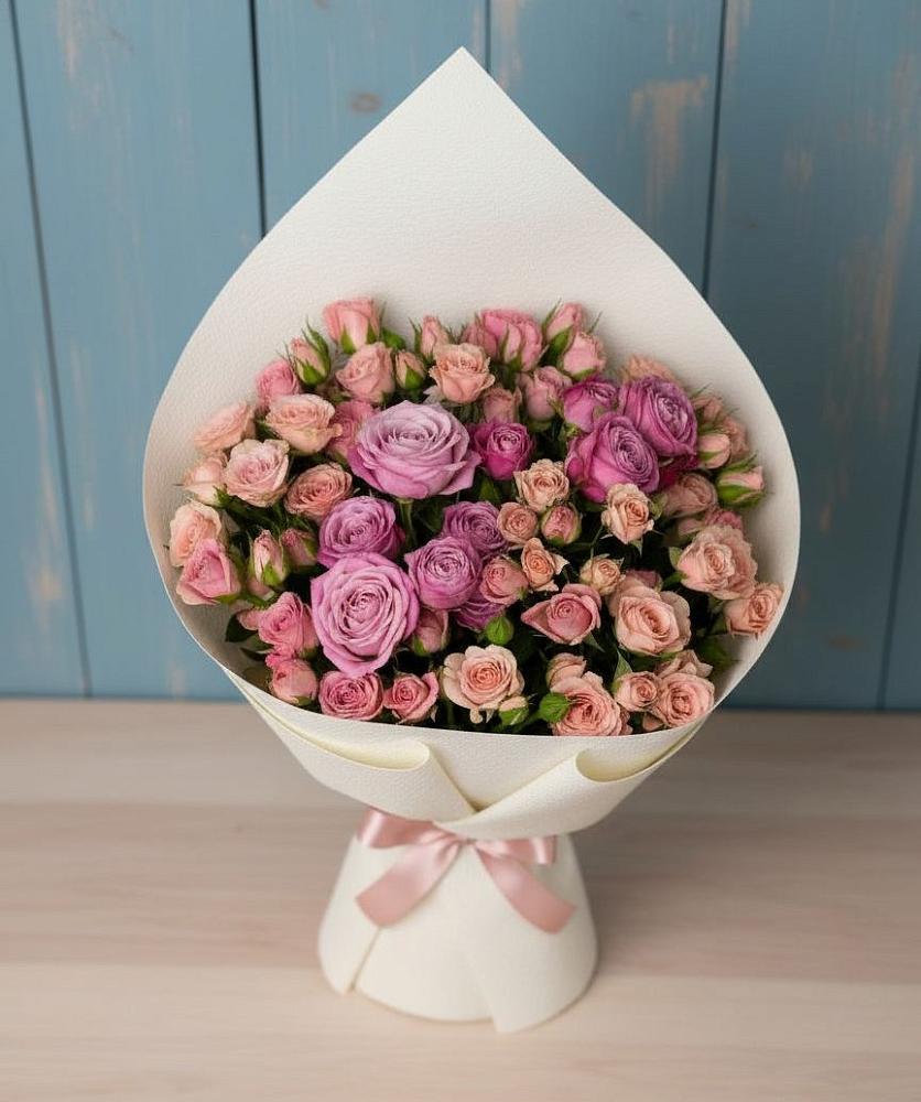 Букет цветов из: Розы в Советском Руно