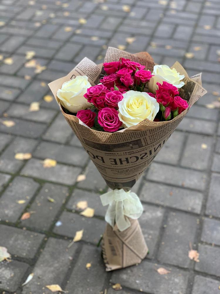 Букет цветов из: Розы в Советском Руно