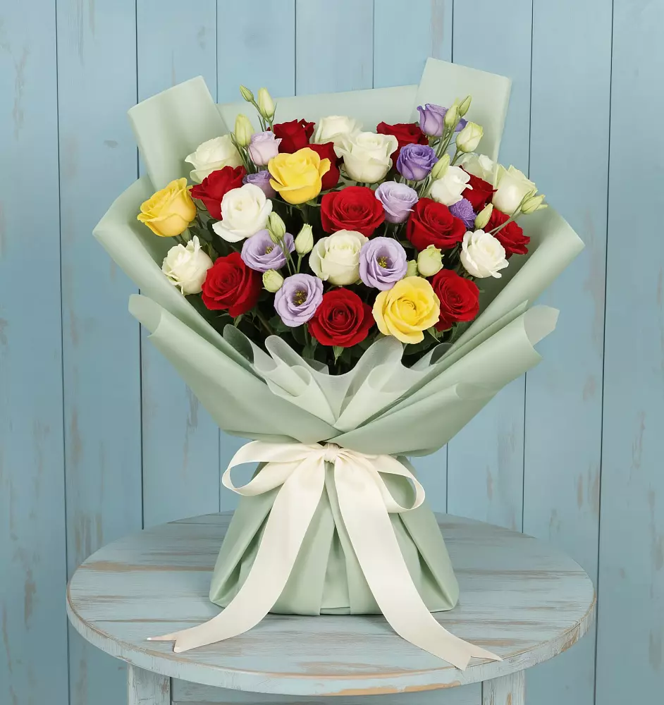 Букет цветов из: Розы в Советском Руно