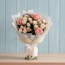 Букет цветов из:  Розы в Советском Руно