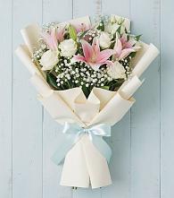 Букет цветов из:  Лилии в Советском Руно