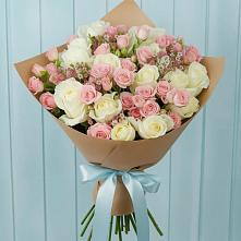 Букет цветов из:  Розы в Советском Руно